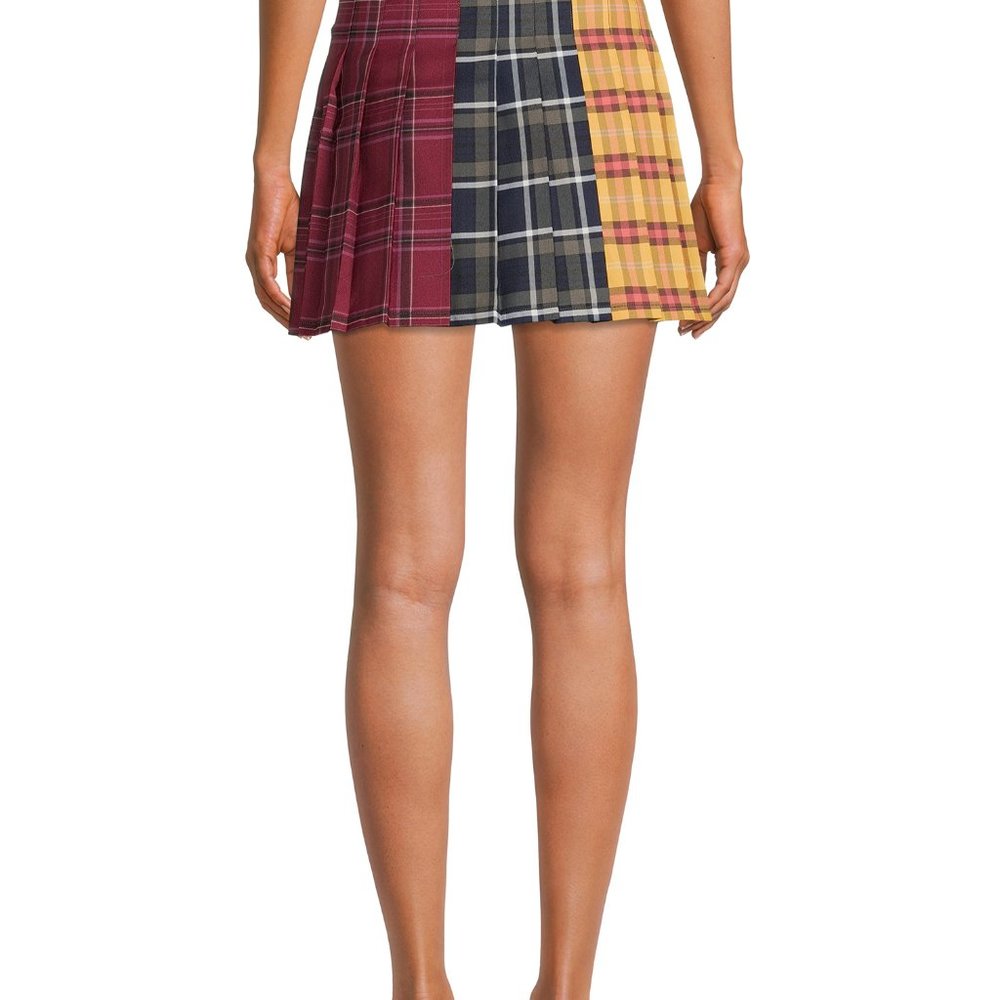 Girl's Pleated Mini Skirt - Picture 2 of 3